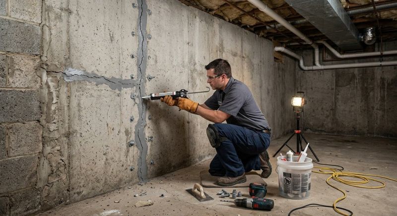 Basement Crack Repair in Vail, CO