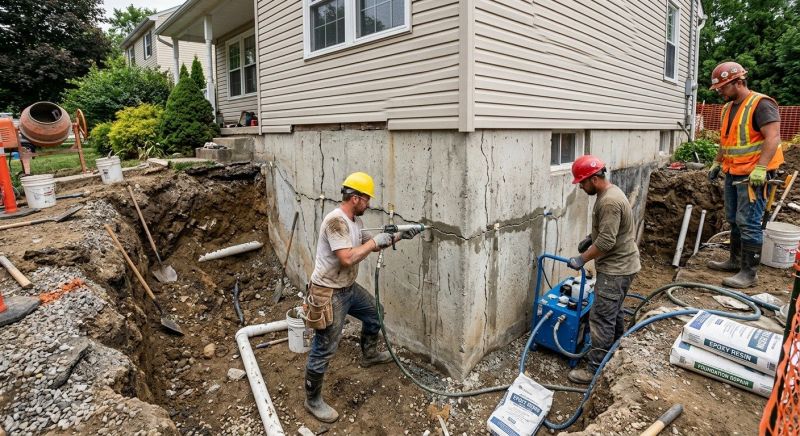 Cracked Foundation Repair in Summit County, CO