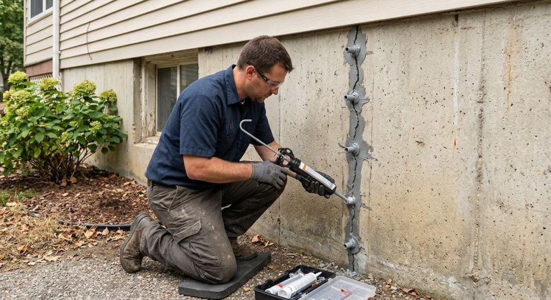 Foundation Crack Sealing in Vail, CO