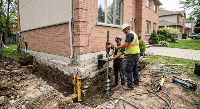 Sinking Foundation Repair in Summit County, CO