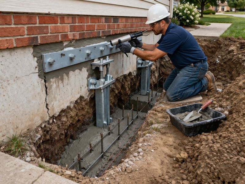 Sinking Foundation Repair in Summit County, CO